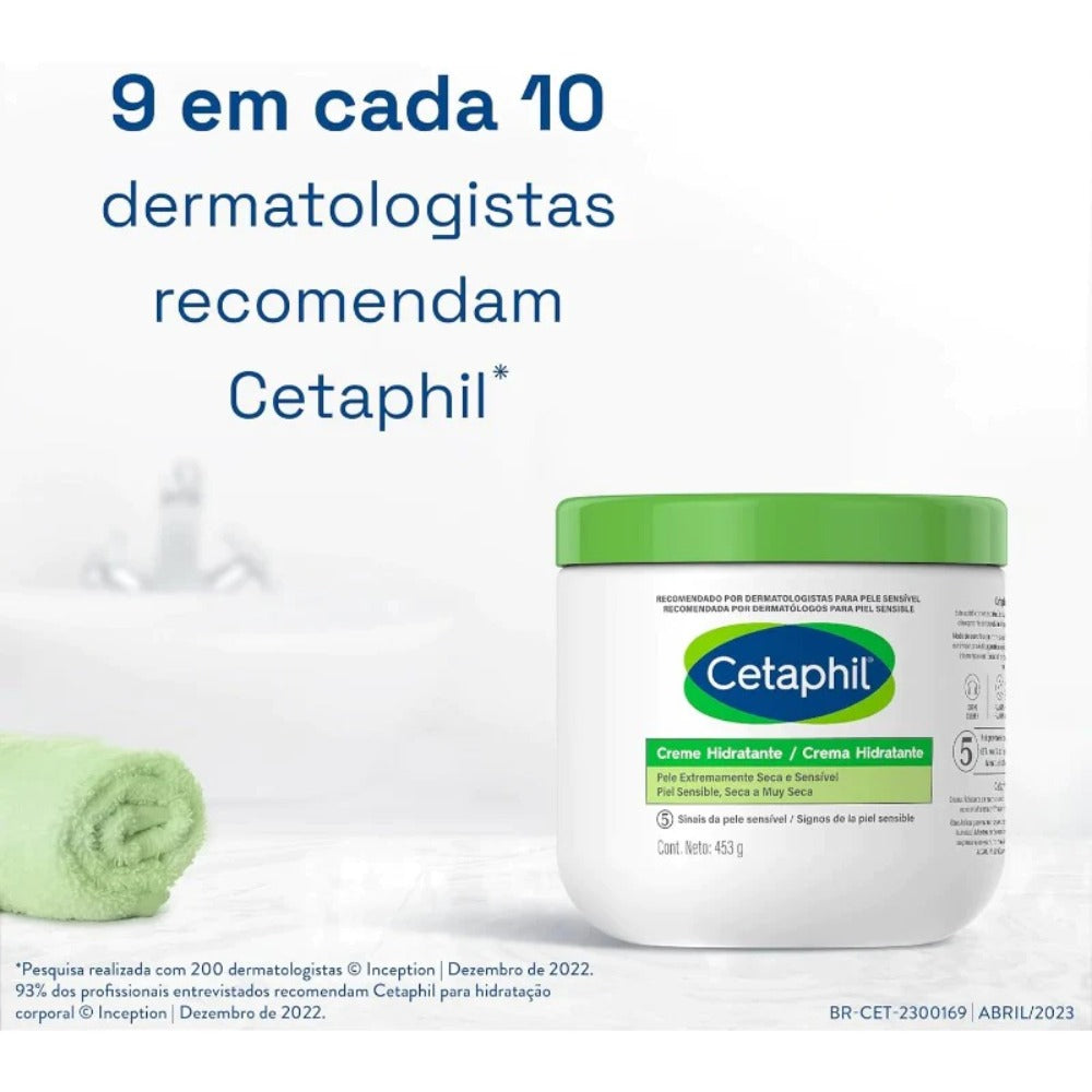 Cetaphil - Creme Hidratante, 453g, embalagem variável