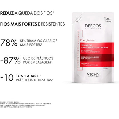 Vichy Dercos Shampoo Energizante Refil 200ml