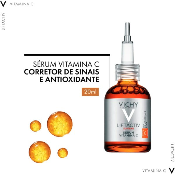 Sérum Vitamina C Corretor De Sinais E Antioxidante Vichy Liftactiv 20Ml
