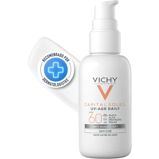 Protetor Solar Facial Vichy Capital Soleil UV-Age Daily FPS60-40g