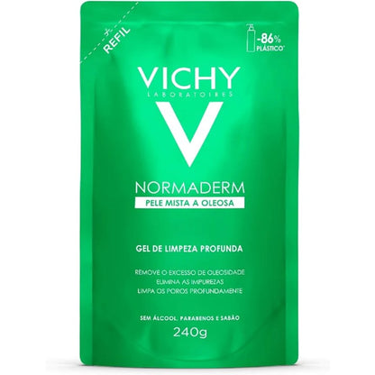 Normaderm Vichy - Gel de Limpeza Profunda - Refil 240g