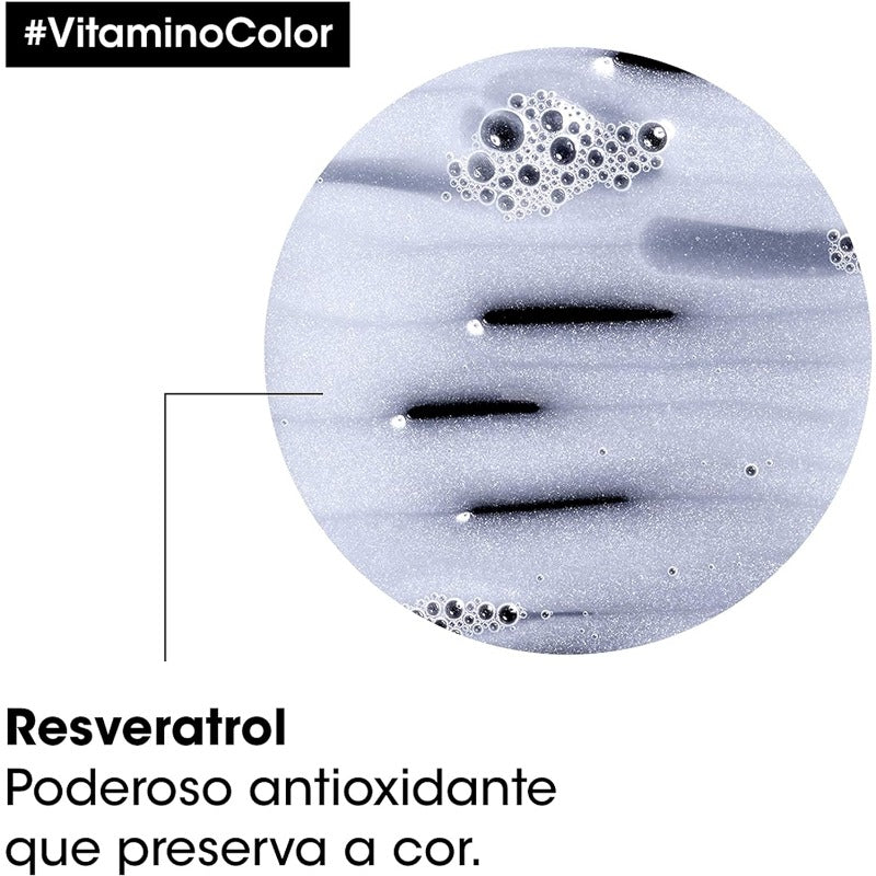L'Oréal Professionnel Shampoo Vitamino Color | Protege e Preserva a Cor do Cabelo | Previne Danos | Adiciona Luminosidades aos Fios | 750ml