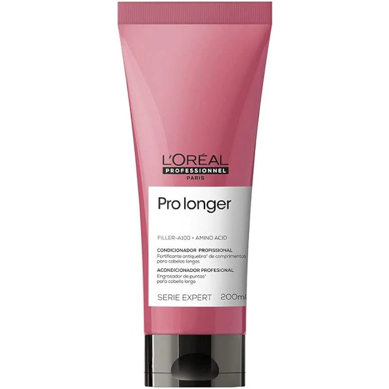 L'Oréal Professionnel Condiciondor Pro Longer | Reduz a Quebra e a Aparência de Pontas Duplas | Adiciona Volume e Brilho | Para cabelos finos e com afinamento | 200ml