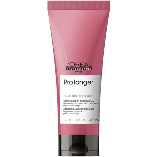 L'Oréal Professionnel Condiciondor Pro Longer | Reduz a Quebra e a Aparência de Pontas Duplas | Adiciona Volume e Brilho | Para cabelos finos e com afinamento | 200ml