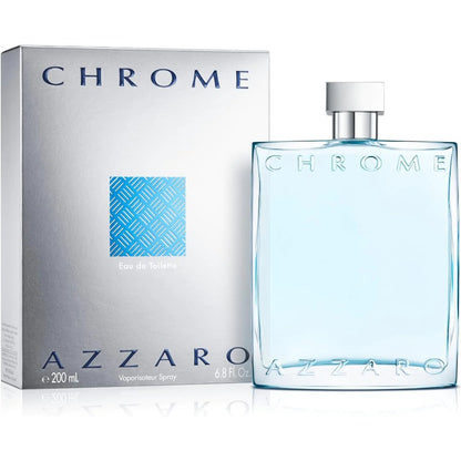 Azzaro Chrome, Eau De Toilette, Perfume Masculino, 200 ml