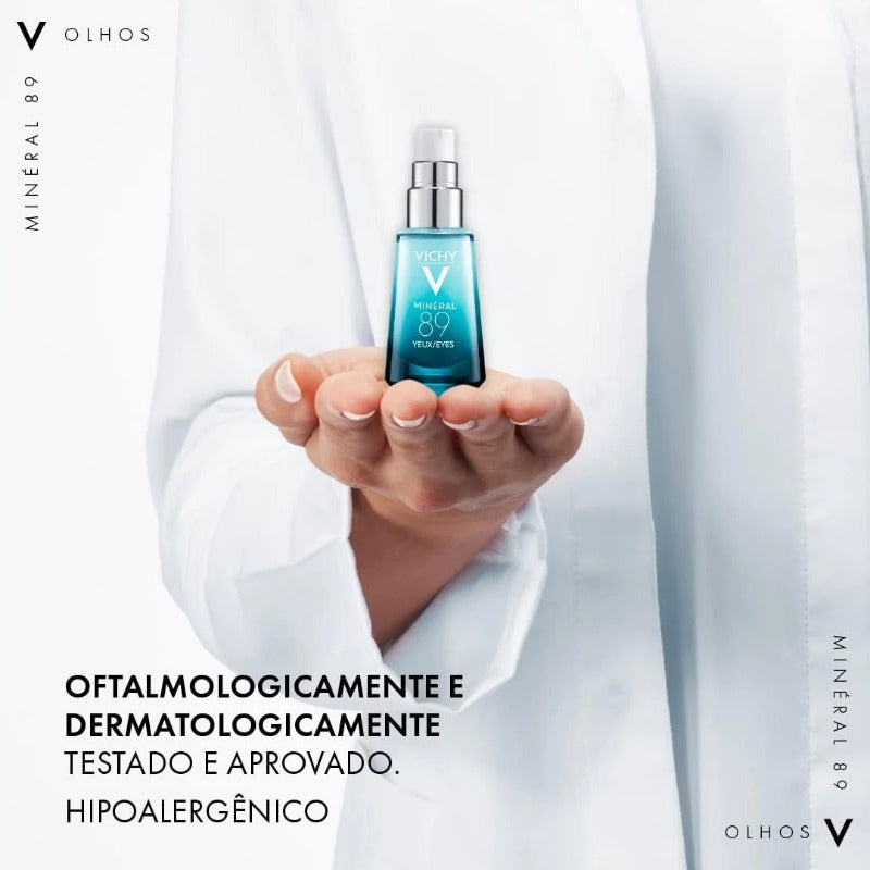 Sérum Hidratante Fortalecedor para a área dos olhos Vichy Mineral 89 15ml