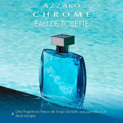 Azzaro Chrome, Eau De Toilette, Perfume Masculino, 200 ml