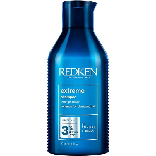 Redken Shampoo Extreme | Shampoo para Cabelos Danificados| Fortalece e Repara Cabelos Danificados | Cabelos Resistentes à Quebra | 300ml