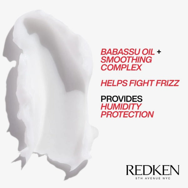 Redken Condicionador Frizz Dismiss | Para cabelos crespos | Hidrata, Desembaraça e Protege do Frizz | Livre de sulfato | 300ml