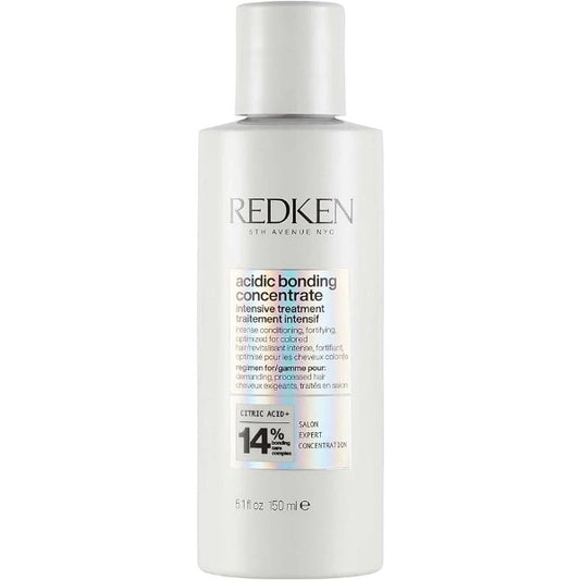 Redken Tratamento Pré Shampoo Acidic Bonding Concentrate | Para reparação de cabelos danificados | Concentrado de ligação ácida | Ação antioxidante | Para todos os tipos de cabelo | 150ml