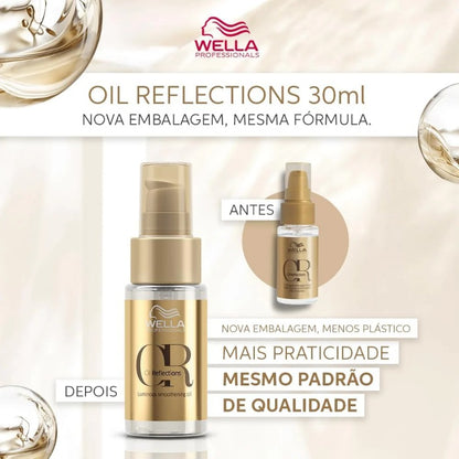 Wella Professionals Oil Reflections Óleo Capilar 30 ml- a embalagem pode variar